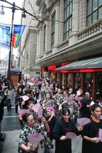 Cherry Blossom Festival Sidewalk Parade