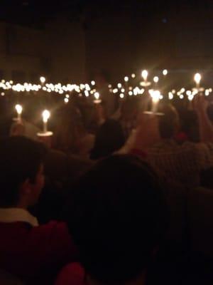 Candlelight Service for Christmas was amazing.