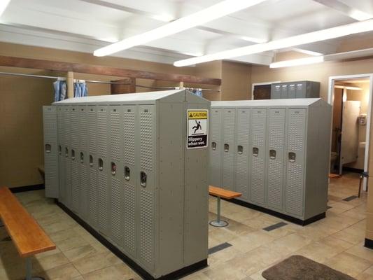 Remodeled Locker Rooms