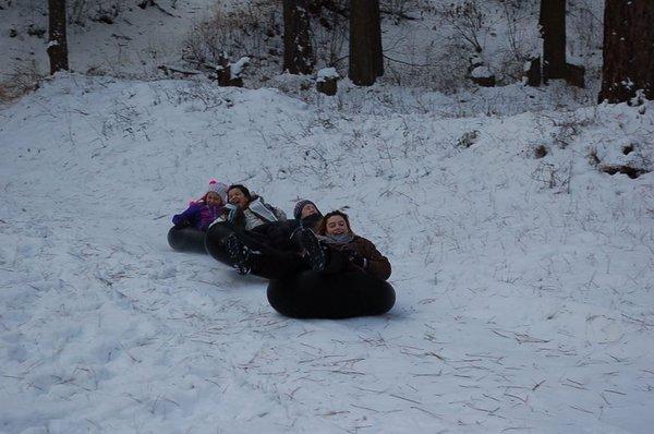 Try out one of our three tubing runs!