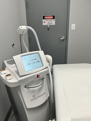 Take a peek into our Laser Hair Removal Treatment Room