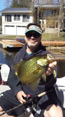 Mark Hayward with a nice Crappie