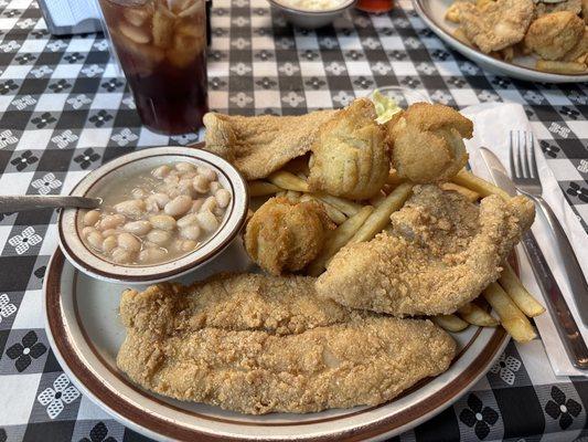 Catfish and fixins