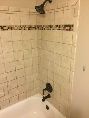 Complete bathroom Renovation done by Greer Water Works.