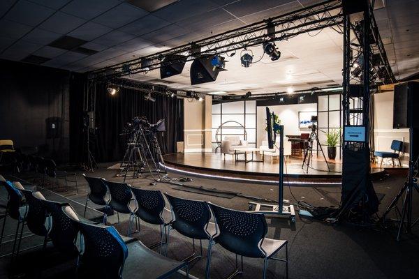 Studio with audience seating