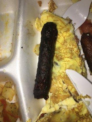 Sausage BURNT