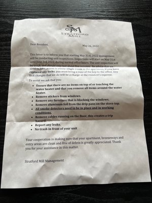 I have a dog and we work. We can't pen our dog for 4 straight days. We reached out to them and they refused to give us a set time.