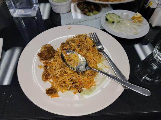 Mutton Biryani.