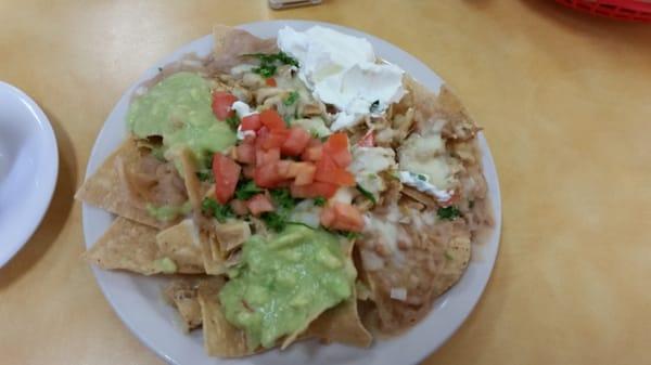 These are the nachos. Not your average nachos because the cheese is not American but they were pretty good.