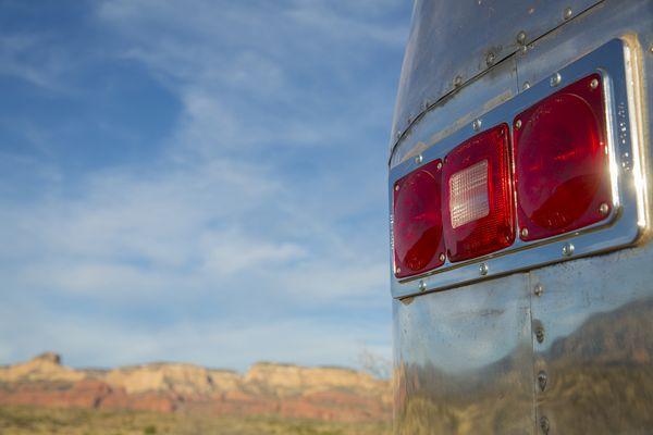 Vintage Airstream Trailer Exterior