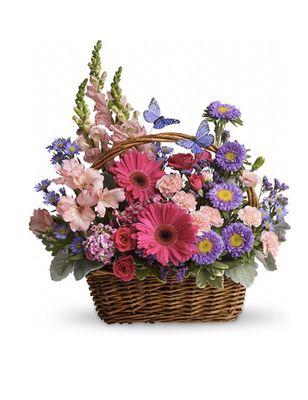 Country blooms arrangement