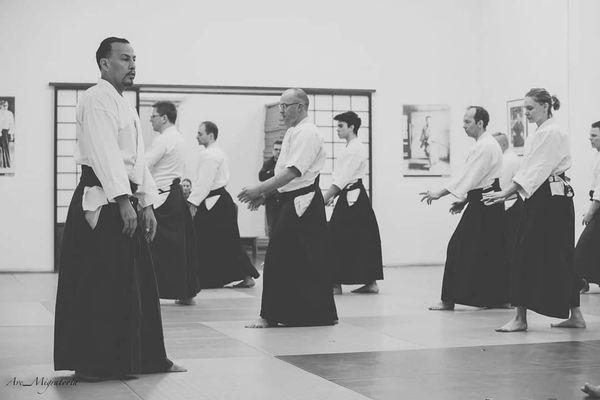 A seminar in Poland. Aikido improves focus, coordination, and mental health.