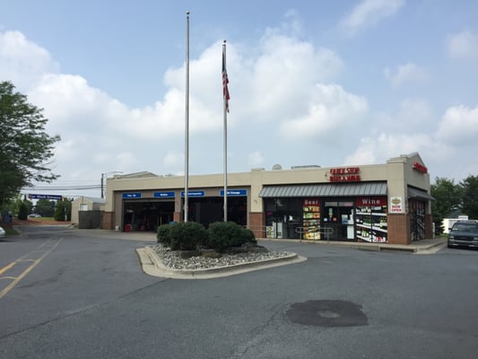 Another view of our mechanic bays, next to Quick Stop Beer & Wine in Germantown, MD.