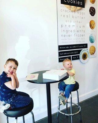 There is no age limit here at The Cookie Place and these smiles are proof!