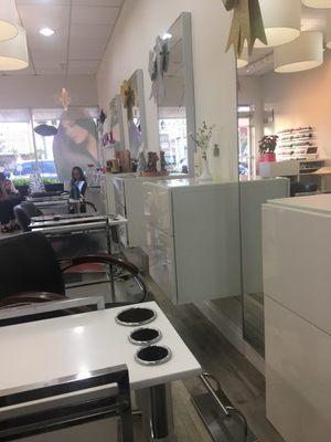 Part of this little gem of a salon.