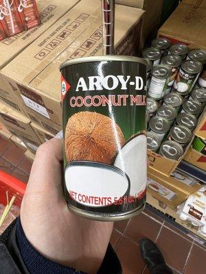 Small cans of coconut! How amazing!