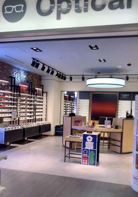 Newly opened optical inside Target at Fallon Gateway