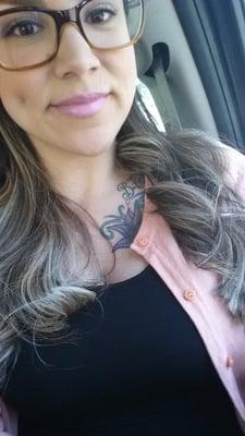 Saying I'm in love with my peek a boo ombre would be a complete understatement. Thank you Benjie!