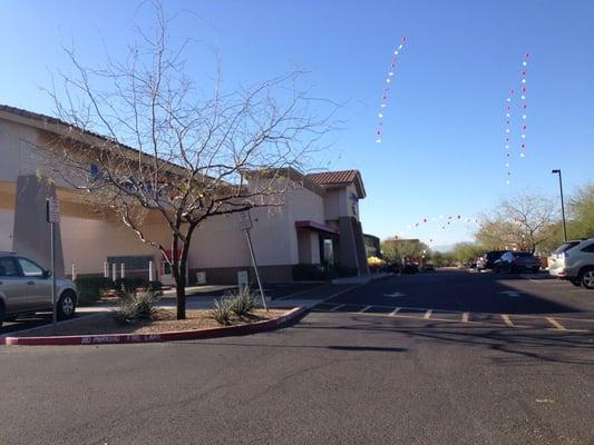 Front of B of A in Ahwatukee on Desert Foothills Pkwy