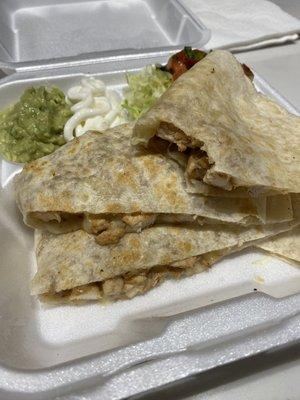 Chicken quesadilla