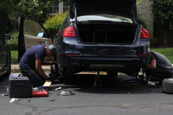 Beautiful BMW brake job!