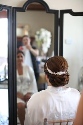 My bridal up-do stayed all night! Melissa McClure Photography