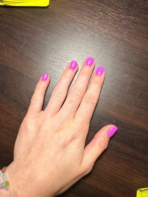 Gel manicure