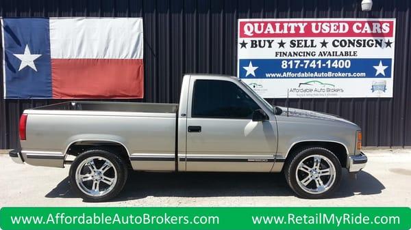 1998 GMC Sierra with Custom Upgrades. One Owner, LOW MILES