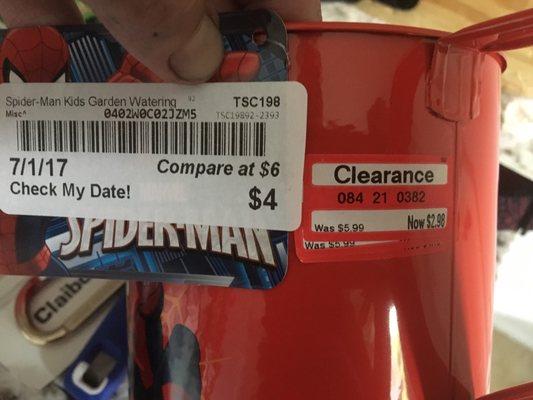 And the lesson here should be shop clearance at the store ... could've used my target card to make it even cheaper.