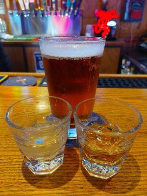 Pickleback, Jameson and Yuengling. Cheers!