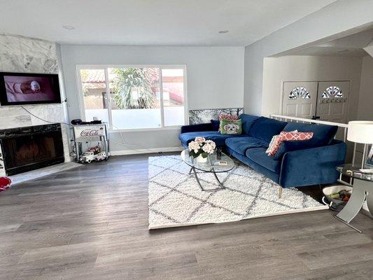 Conch flooring in my living room