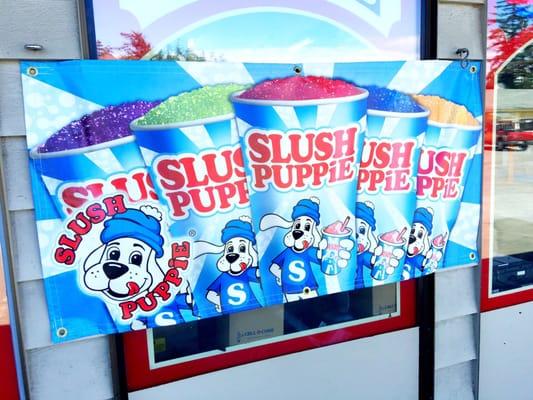 slush puppie machine. not the lame granita type. the real old school original plug spout with the right ice slush and shocker squirt!