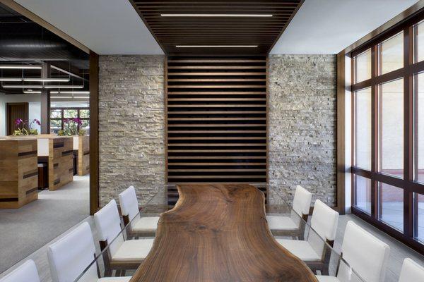 Wooden conference room planned by KBM-Hogue