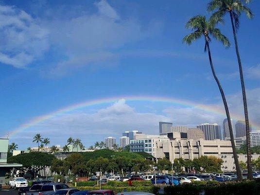 over the Board of Water Supply offices on Friday, September 1, 2017.