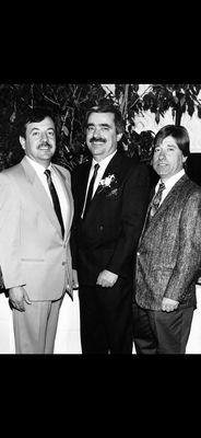 M&F's original owners. From left to right: Larry, Freddy and Enrico. Sadly we lost Larry & Enrico, always in our hearts.