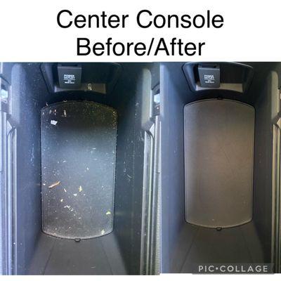 Auto detailing center console