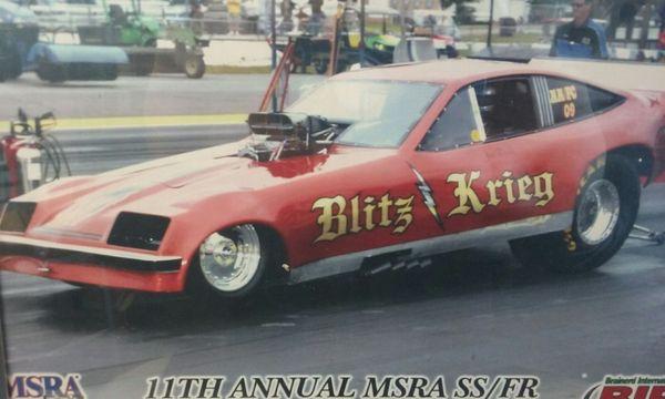 Funny Car driven by JR