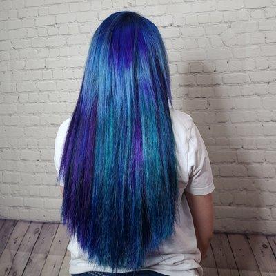 Mermaid blues with extensions