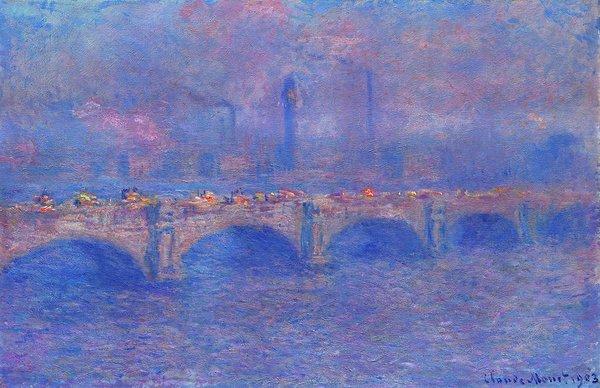 Experience Claude Monet's sunlit Waterloo Bridge in immersive 3D at Lasting Impressions.