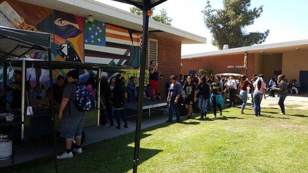 Super Tacos in Parlier High School fundraising event.