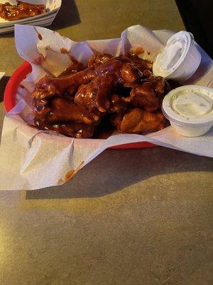 Sweet and spicy wings