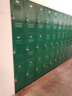 Hallway of lockers