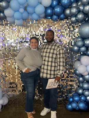 Our Mortgage Loan Officer, Ashley Hawkins, attending the Jeans & Bling Gala in Mt. Zion.