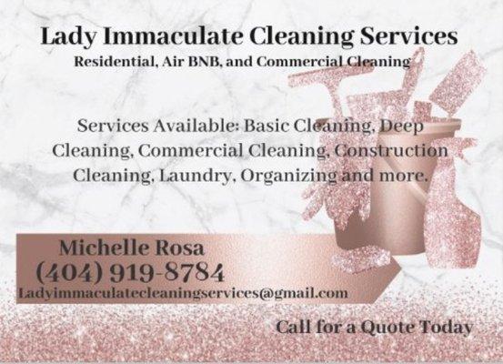 Lady Immaculate Cleaning Services