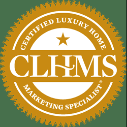 I carry the Certified Luxury Home Marketing Specialist certification for marketing upper tier properties.