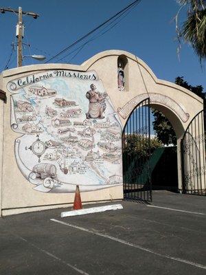 California Missions Mural