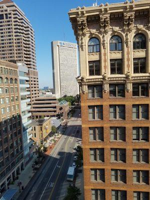 The southern view from TBG Marketing company offices in downtown Columbus, Ohio.