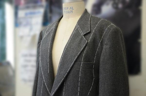 Owner, Ben, made this suit in his fashion district days.  He now brings this sophisticated, expert level of tailoring to you!