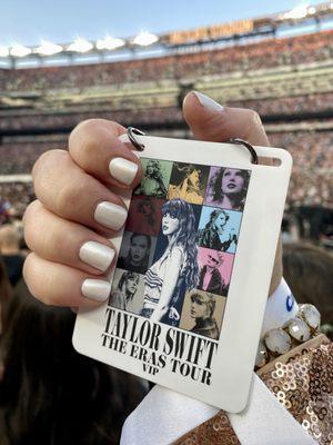 Gel manicure ready for T. Swifty!