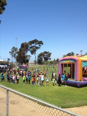 Summer kick off on the baseball field